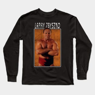 Vintage Wwe Larry Zbyszko Long Sleeve T-Shirt